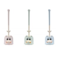 Novelty plastic cartoon bathroom toilet brush make toilet cleaner