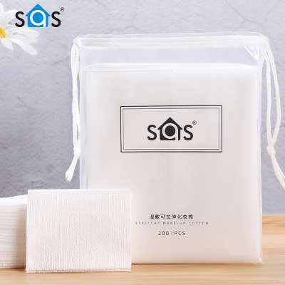 High quality soft smooth stretch makeup cotton facial clean paper makeup remove cotton