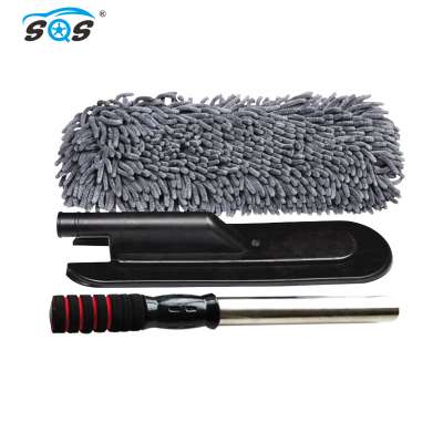 Factory Sale Durable Car Dust Wash Tools retractable Car Wash Wax Brush Car Wash Brush Mop