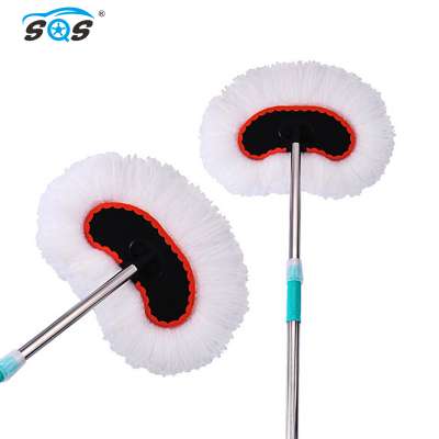 Long Handle Extensible Soft Fur Car Wash Brush Auto Cleaning tools Mop