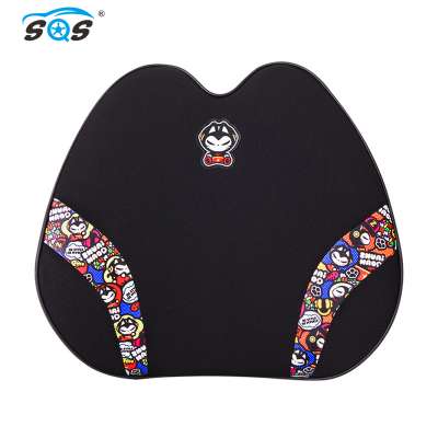 Car four seasons head pillow waist cushion neck and waist protection car back memory cotton head waist support seat set