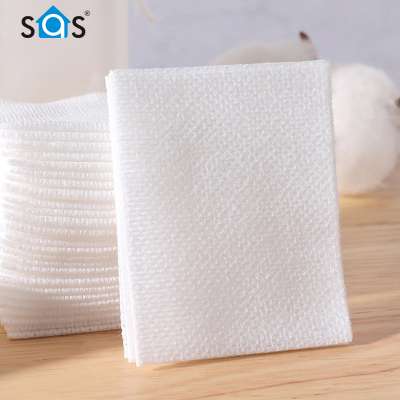 Facial soft cleaning white disposable Makeup Remove Clean Cotton Pad For Lady Make up